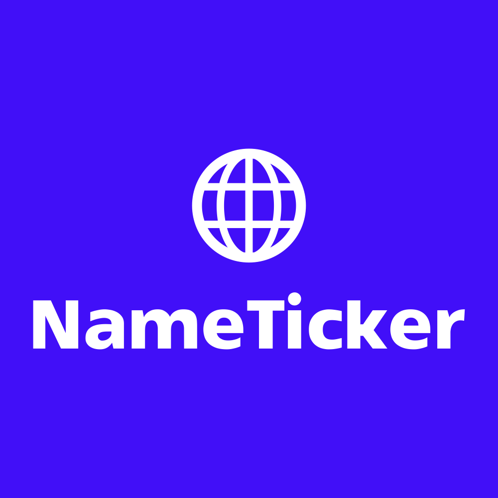 NameTicker.com logo